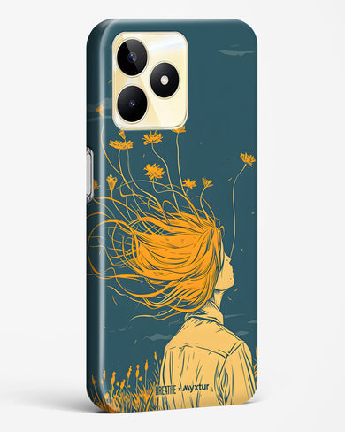 Golden Cascade [BREATHE] Hard Case Phone Cover (Realme)