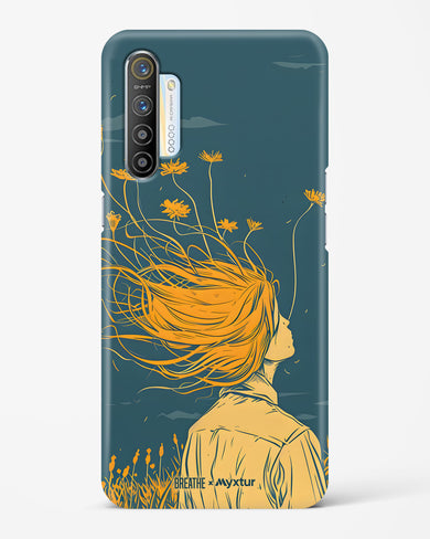 Golden Cascade [BREATHE] Hard Case Phone Cover (Realme)