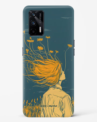 Golden Cascade [BREATHE] Hard Case Phone Cover (Realme)