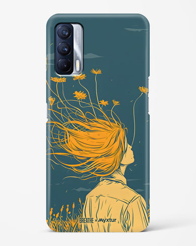 Golden Cascade [BREATHE] Hard Case Phone Cover (Realme)