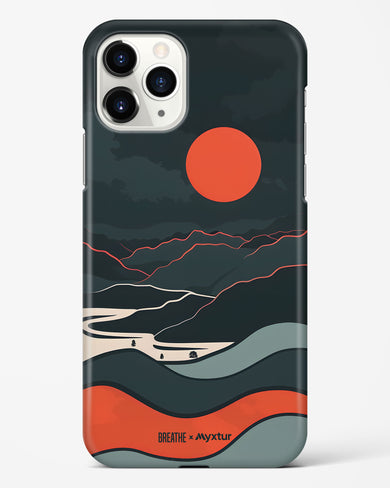 Fiery Nightfall [BREATHE] Hard Case Phone Cover (Apple)