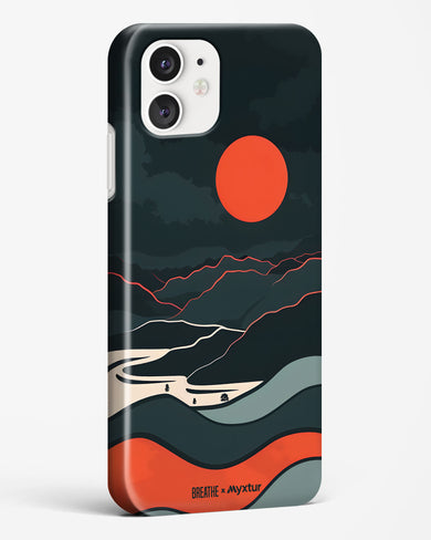 Fiery Nightfall [BREATHE] Hard Case Phone Cover (Apple)