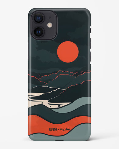 Fiery Nightfall [BREATHE] Hard Case Phone Cover (Apple)