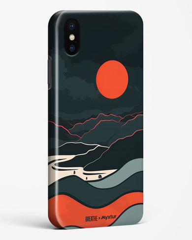 Fiery Nightfall [BREATHE] Hard Case Phone Cover (Apple)