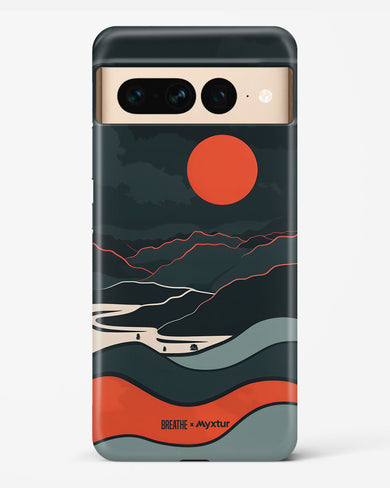 Fiery Nightfall [BREATHE] Hard Case Phone Cover (Google)