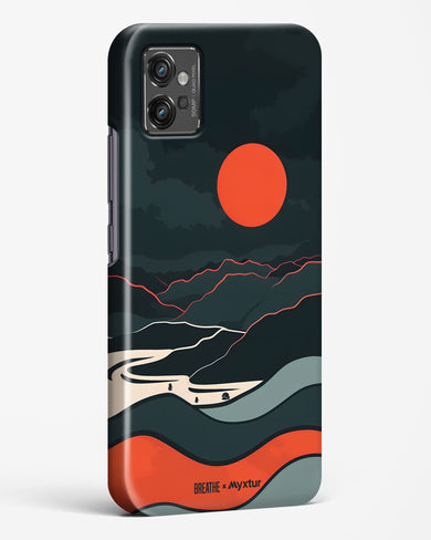 Fiery Nightfall [BREATHE] Hard Case Phone Cover (Motorola)