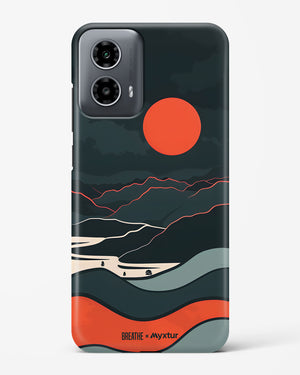Fiery Nightfall [BREATHE] Hard Case Phone Cover (Motorola)