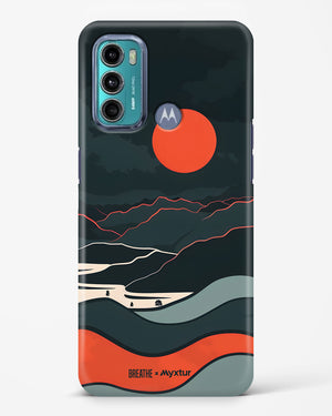 Fiery Nightfall [BREATHE] Hard Case Phone Cover (Motorola)