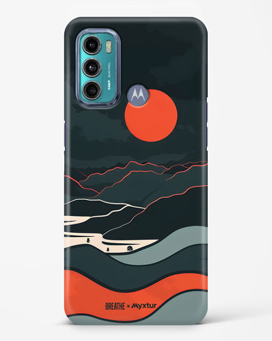 Fiery Nightfall [BREATHE] Hard Case Phone Cover (Motorola)