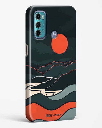 Fiery Nightfall [BREATHE] Hard Case Phone Cover (Motorola)