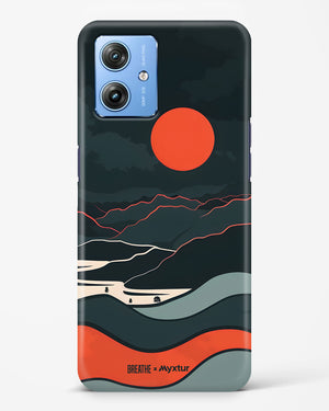 Fiery Nightfall [BREATHE] Hard Case Phone Cover (Motorola)