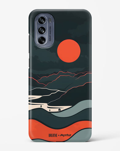 Fiery Nightfall [BREATHE] Hard Case Phone Cover (Motorola)