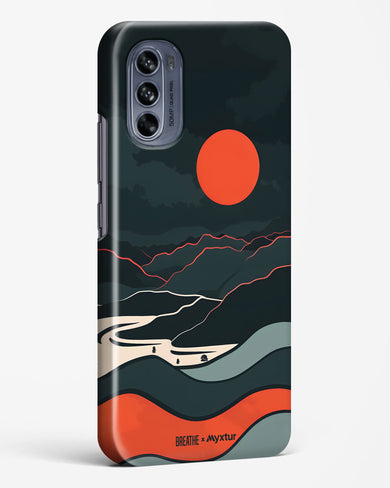 Fiery Nightfall [BREATHE] Hard Case Phone Cover (Motorola)