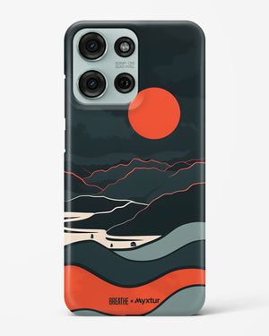 Fiery Nightfall [BREATHE] Hard Case Phone Cover (Motorola)