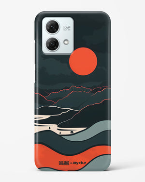 Fiery Nightfall [BREATHE] Hard Case Phone Cover (Motorola)