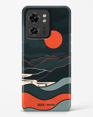 Fiery Nightfall [BREATHE] Hard Case Phone Cover (Motorola)