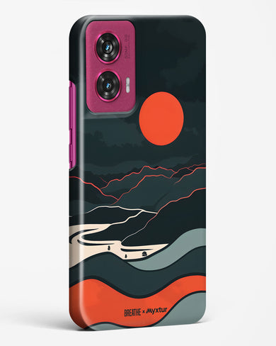 Fiery Nightfall [BREATHE] Hard Case Phone Cover (Motorola)