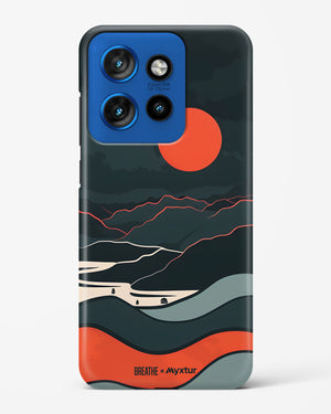Fiery Nightfall [BREATHE] Hard Case Phone Cover (Motorola)