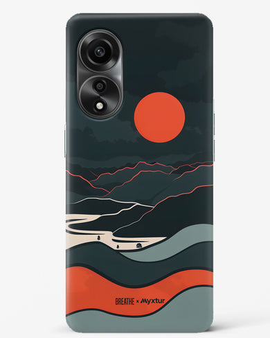 Fiery Nightfall [BREATHE] Hard Case Phone Cover (Oppo)