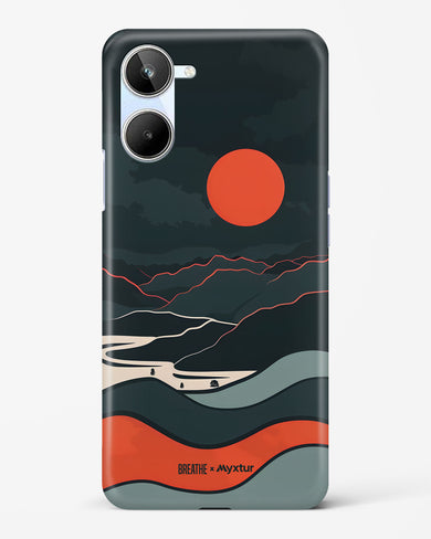 Fiery Nightfall [BREATHE] Hard Case Phone Cover (Realme)