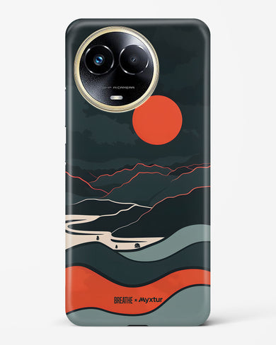 Fiery Nightfall [BREATHE] Hard Case Phone Cover (Realme)