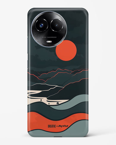 Fiery Nightfall [BREATHE] Hard Case Phone Cover (Realme)