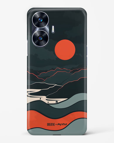 Fiery Nightfall [BREATHE] Hard Case Phone Cover (Realme)