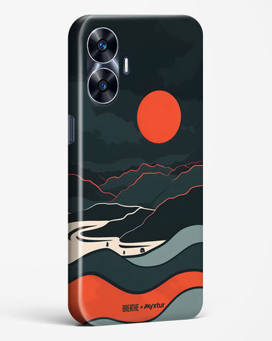 Fiery Nightfall [BREATHE] Hard Case Phone Cover (Realme)