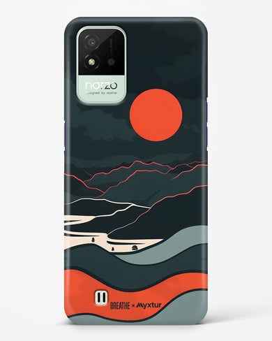 Fiery Nightfall [BREATHE] Hard Case Phone Cover (Realme)