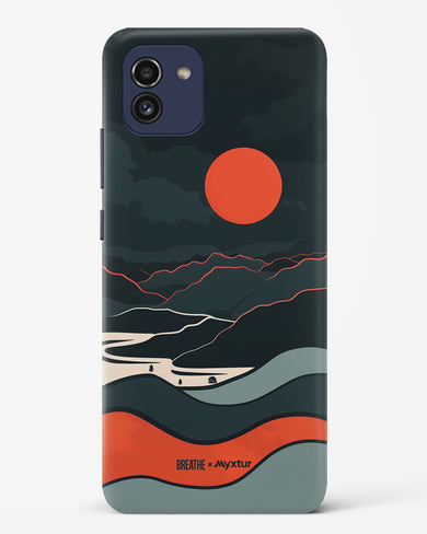 Fiery Nightfall [BREATHE] Hard Case Phone Cover (Samsung)