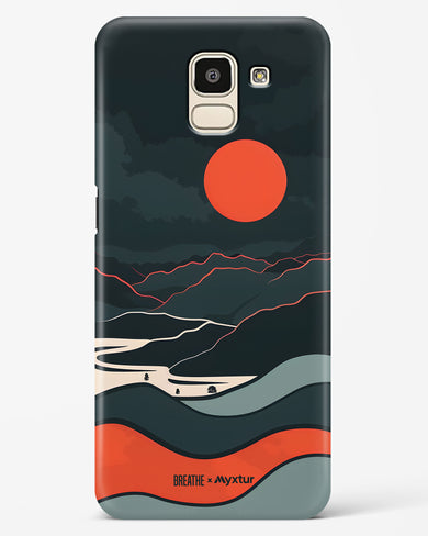 Fiery Nightfall [BREATHE] Hard Case Phone Cover (Samsung)