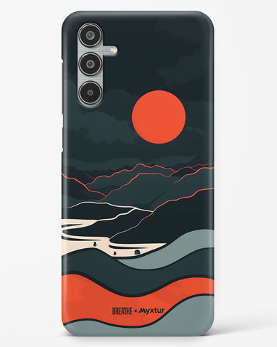 Fiery Nightfall [BREATHE] Hard Case Phone Cover (Samsung)
