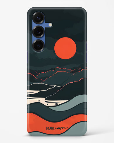 Fiery Nightfall [BREATHE] Hard Case Phone Cover (Samsung)