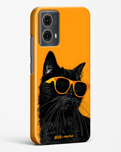 Feline Flair [BREATHE] Hard Case Phone Cover (Motorola)