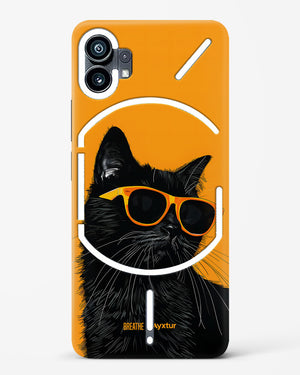 Feline Flair [BREATHE] Hard Case Phone Cover (Nothing)