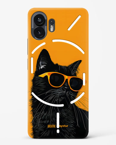 Feline Flair [BREATHE] Hard Case Phone Cover (Nothing)