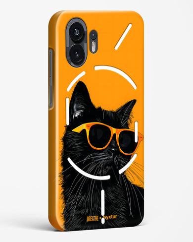 Feline Flair [BREATHE] Hard Case Phone Cover (Nothing)
