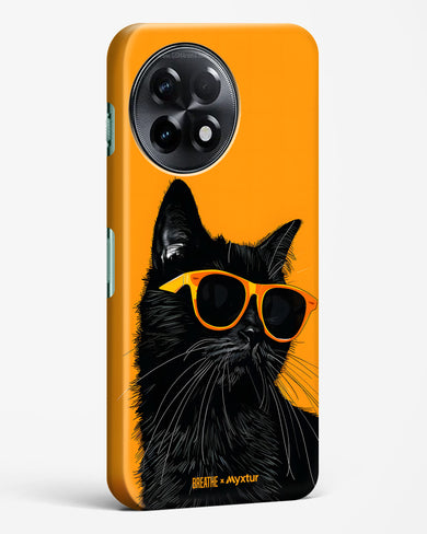 Feline Flair [BREATHE] Hard Case Phone Cover (OnePlus)