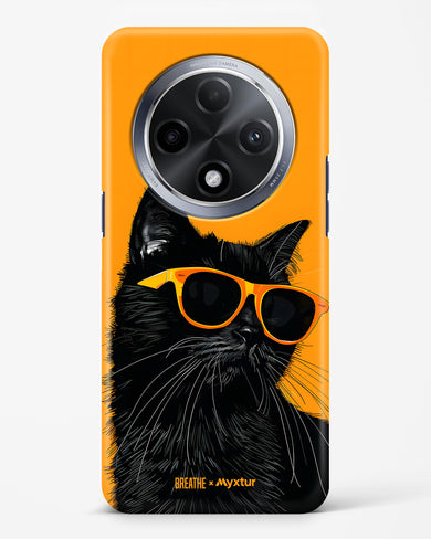 Feline Flair [BREATHE] Hard Case Phone Cover (Oppo)