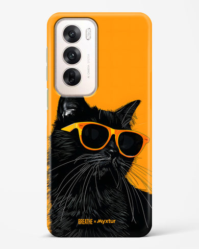 Feline Flair [BREATHE] Hard Case Phone Cover (Oppo)