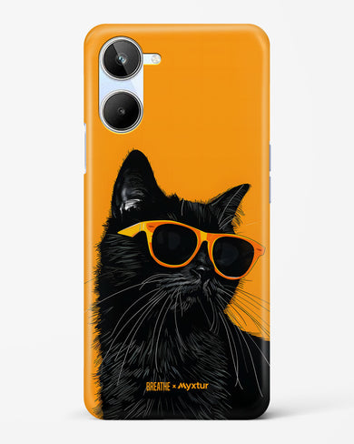 Feline Flair [BREATHE] Hard Case Phone Cover (Realme)