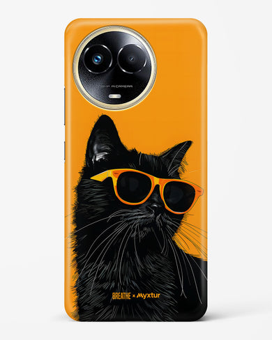 Feline Flair [BREATHE] Hard Case Phone Cover (Realme)