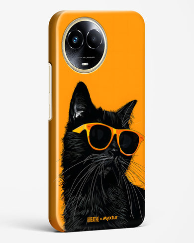 Feline Flair [BREATHE] Hard Case Phone Cover (Realme)