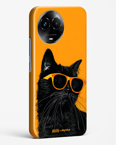 Feline Flair [BREATHE] Hard Case Phone Cover (Realme)