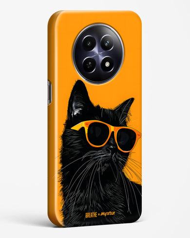 Feline Flair [BREATHE] Hard Case Phone Cover (Realme)