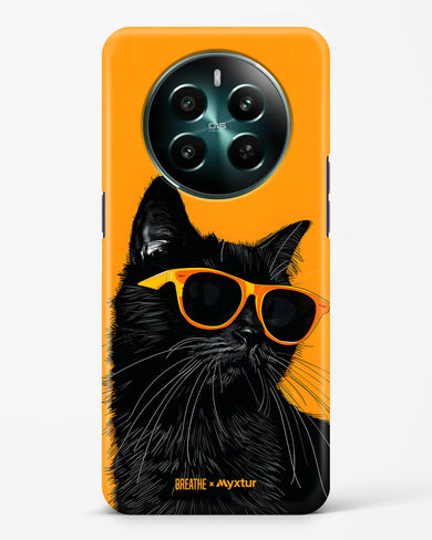 Feline Flair [BREATHE] Hard Case Phone Cover (Realme)