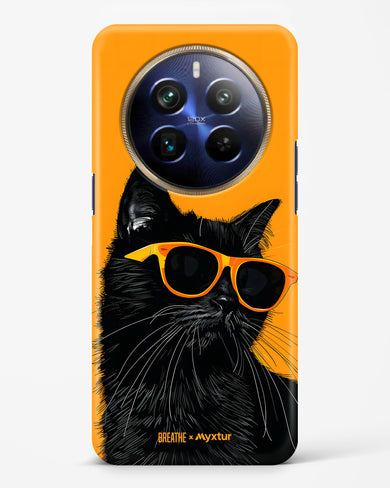 Feline Flair [BREATHE] Hard Case Phone Cover (Realme)