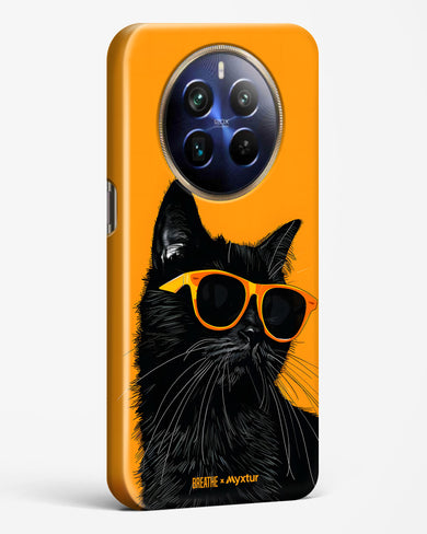 Feline Flair [BREATHE] Hard Case Phone Cover (Realme)