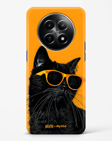 Feline Flair [BREATHE] Hard Case Phone Cover (Realme)