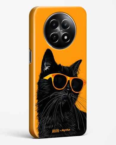 Feline Flair [BREATHE] Hard Case Phone Cover (Realme)
